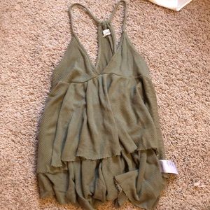 Olive green urban outfitters tank
